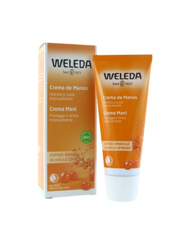 Crema de Manos Hidratante de Espino Amarillo  