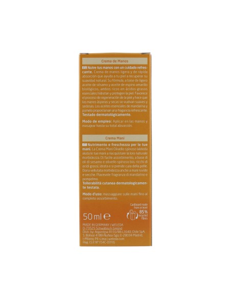 Crema de Manos Hidratante de Espino Amarillo  