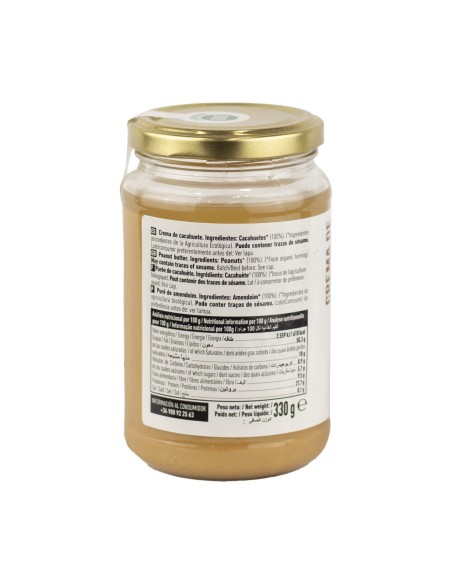 Crema de Cacahuete Bio  