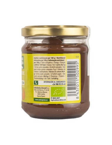 Crema de Almendras Cacao Bio  