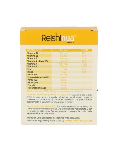 ReishiNua Bebible 15viales 
