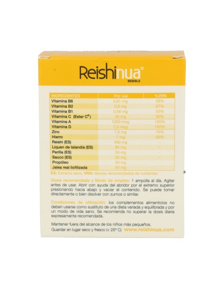 ReishiNua Bebible 15viales 