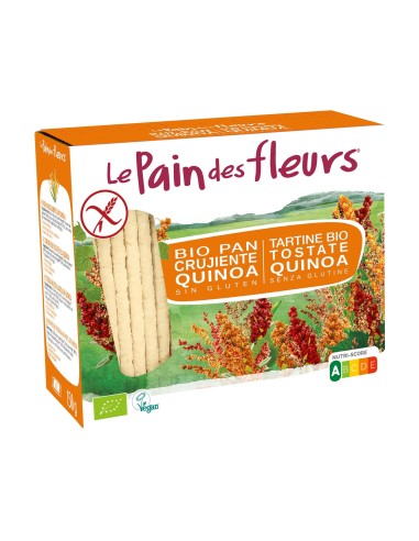Tostada de Pan Crujiente con Quinoa  