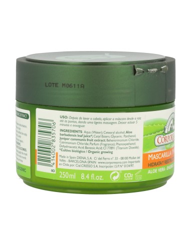 Mascarilla Capilar Aloe Vera Y Enebro  