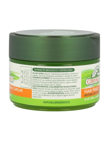 Mascarilla Capilar Aloe Vera Y Enebro  