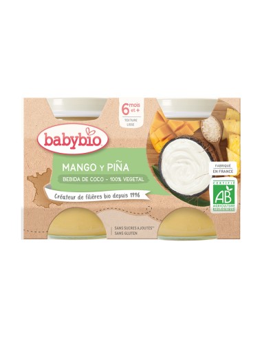 Yogur Vegetal Coco Mango Piña (6 meses) 2x 