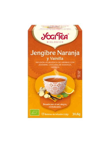 Infusión Jengibre Naranja Vainilla BIO  