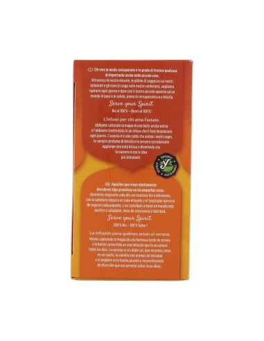 Infusión Jengibre Naranja Vainilla BIO  