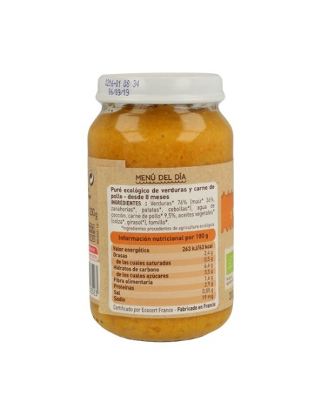 Potito Verduras y Pollo (6 meses)   