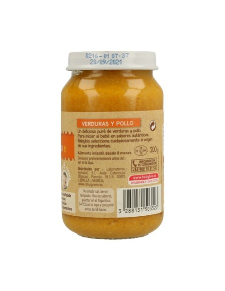 Potito Verduras y Pollo (6 meses)   