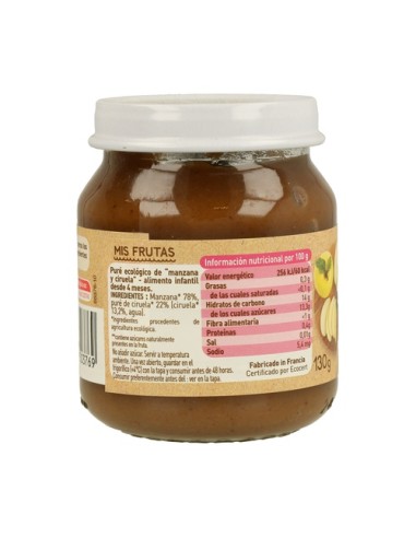 Potito Manzana Ciruela (4 meses)  