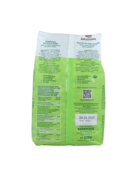 Krunchy Sun Manzana Canela  