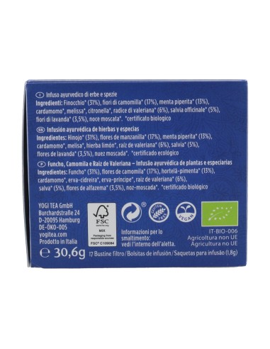 Infusión Buenos Sueños BIO  